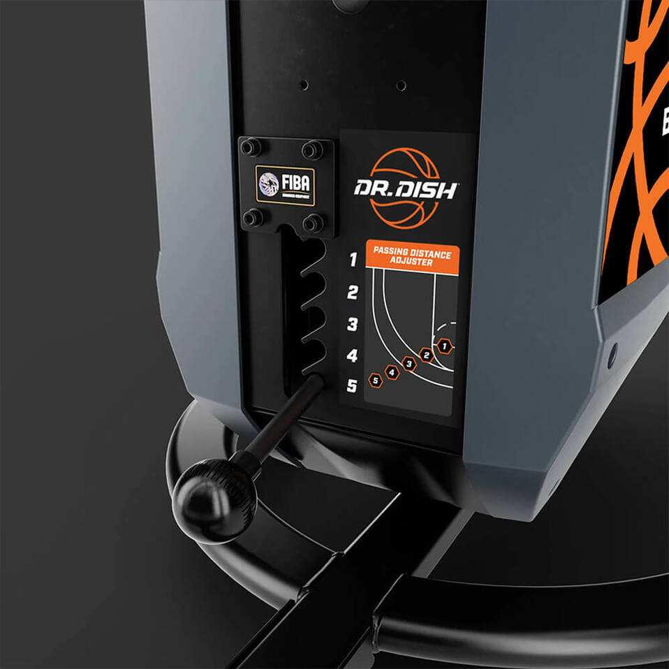 Dr. Dish Rebel+ Basketball Shooting Machine | Dr. Dish Basketball