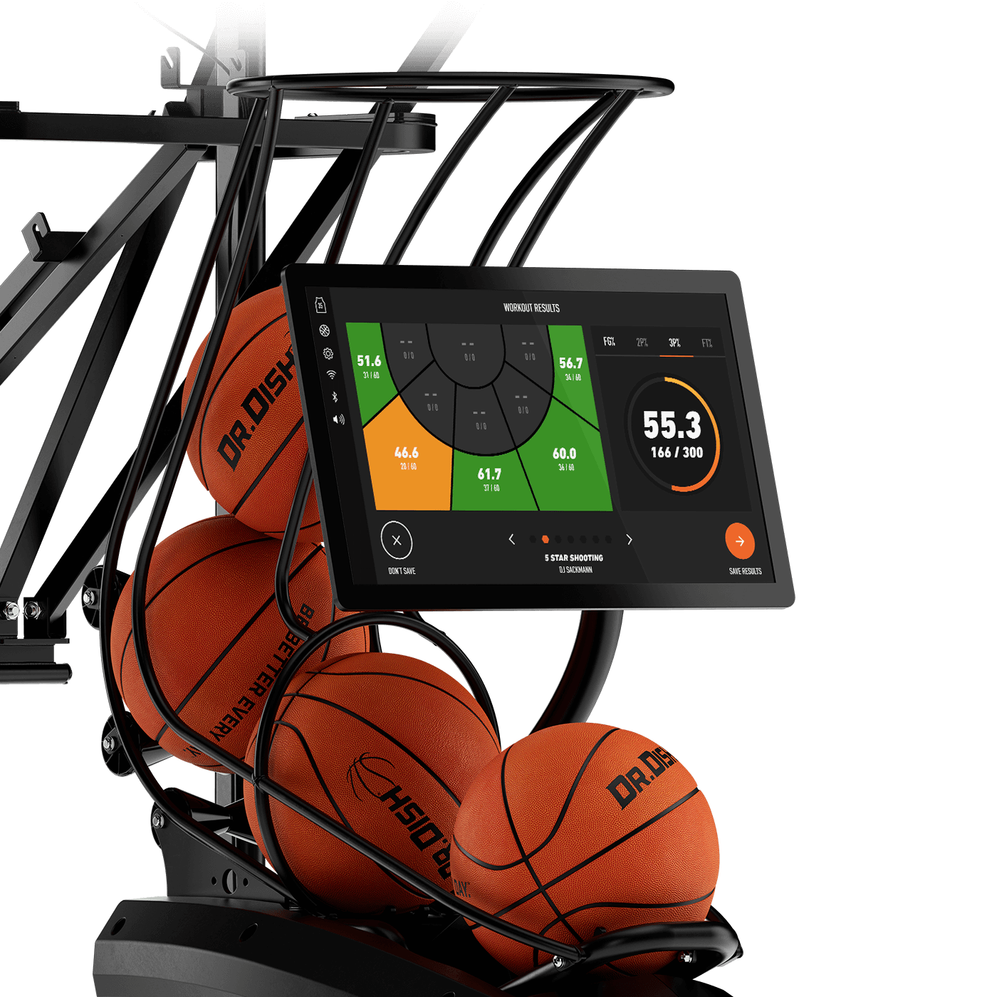 Dr. Dish CT+ Basketball - Workout Summaries