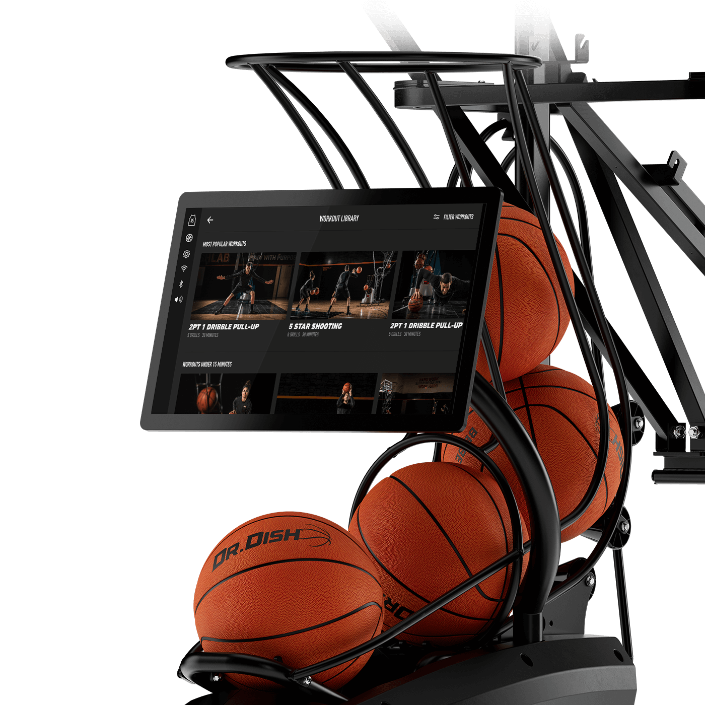 Dr. Dish CT+ Basketball Rebounding Machine- Training Library
