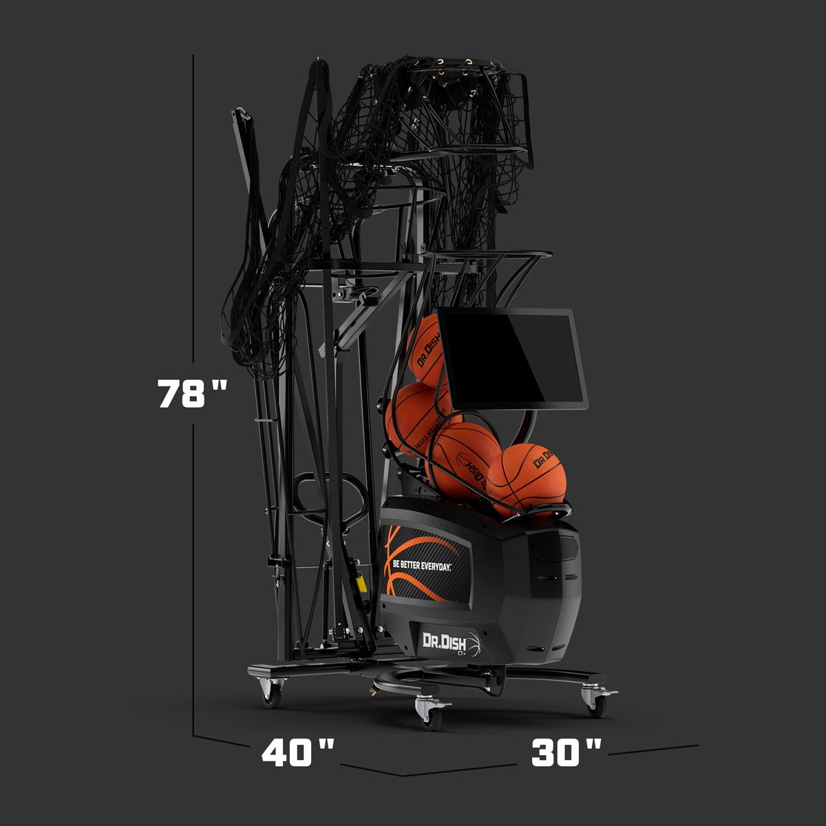 Dr. Dish CT+ with Dimensions