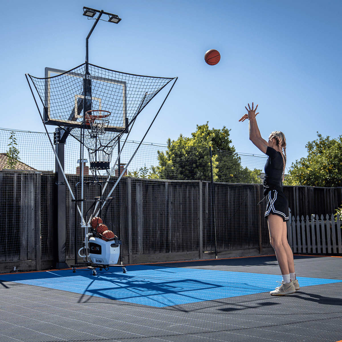 Cameron Brink training on Dr. Dish Home