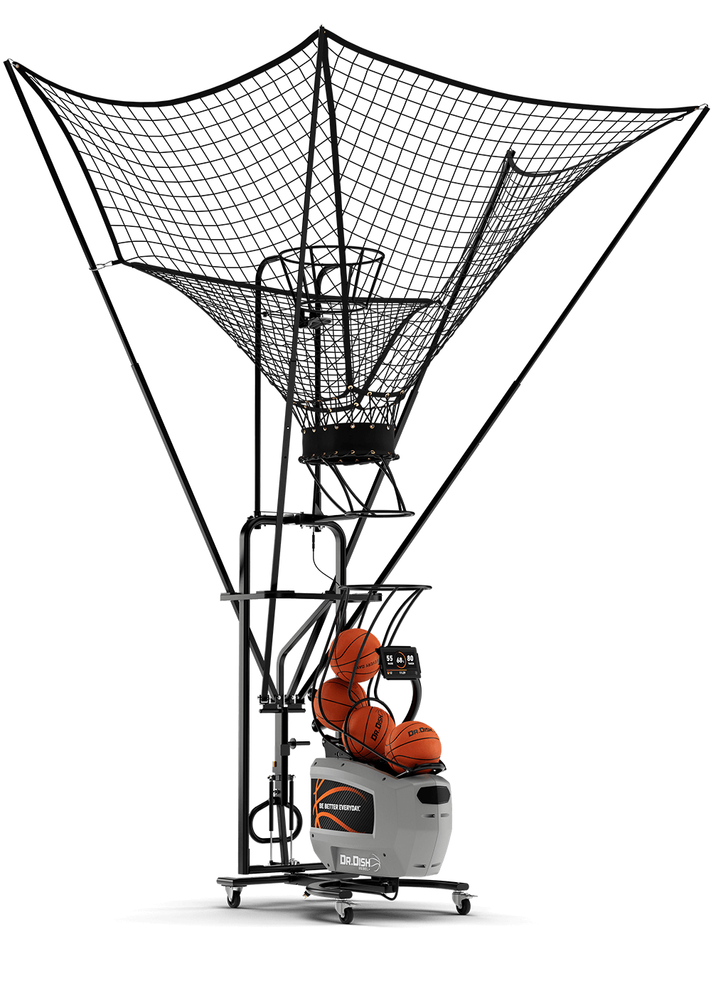 Dr. Dish Rebel+ Basketball Shooting Machine