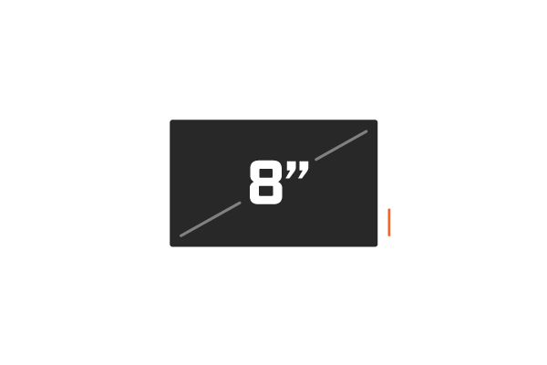 8-inch Touch Screen