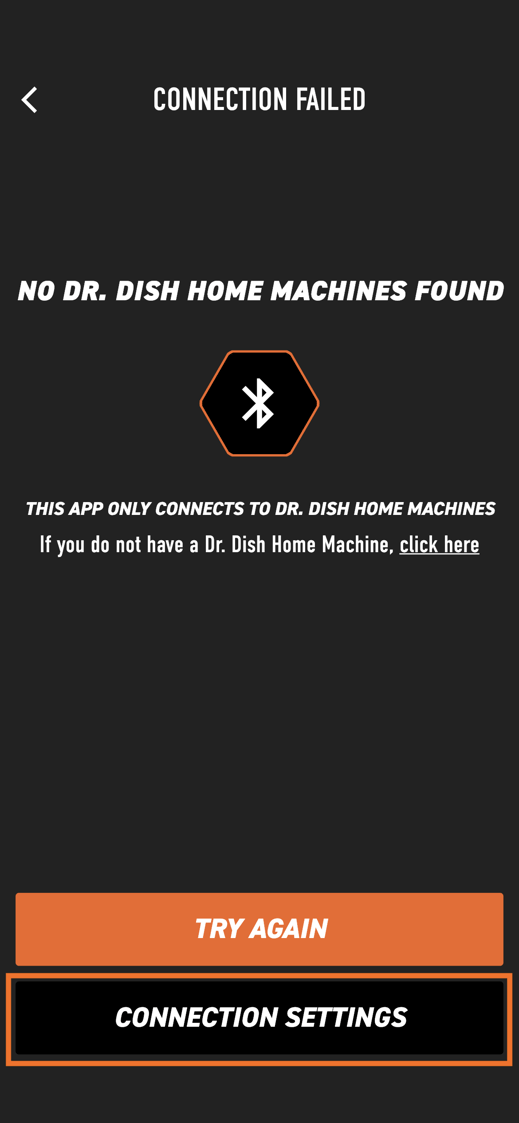 How do I connect to my Dr. Dish Home through Bluetooth?