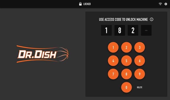 Passcode Lock - Dr. Dish Logo