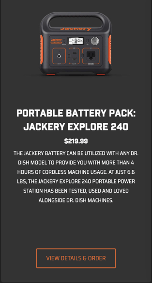 Dr. Dish Battery Pack Accessory 