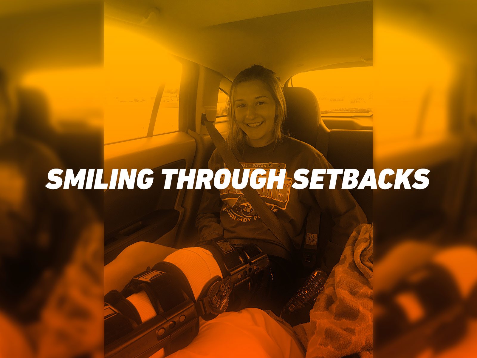 Smiling through setbacks