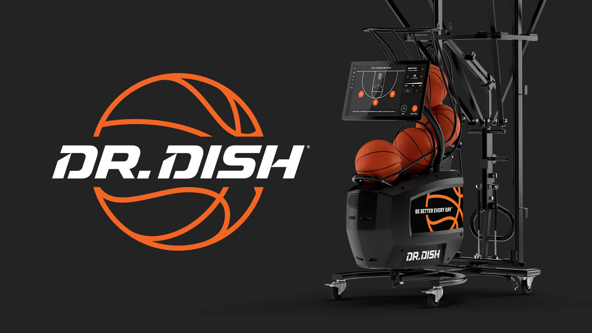 Dr. Dish CT+ Basketball Shooting Machine | Dr. Dish Basketball