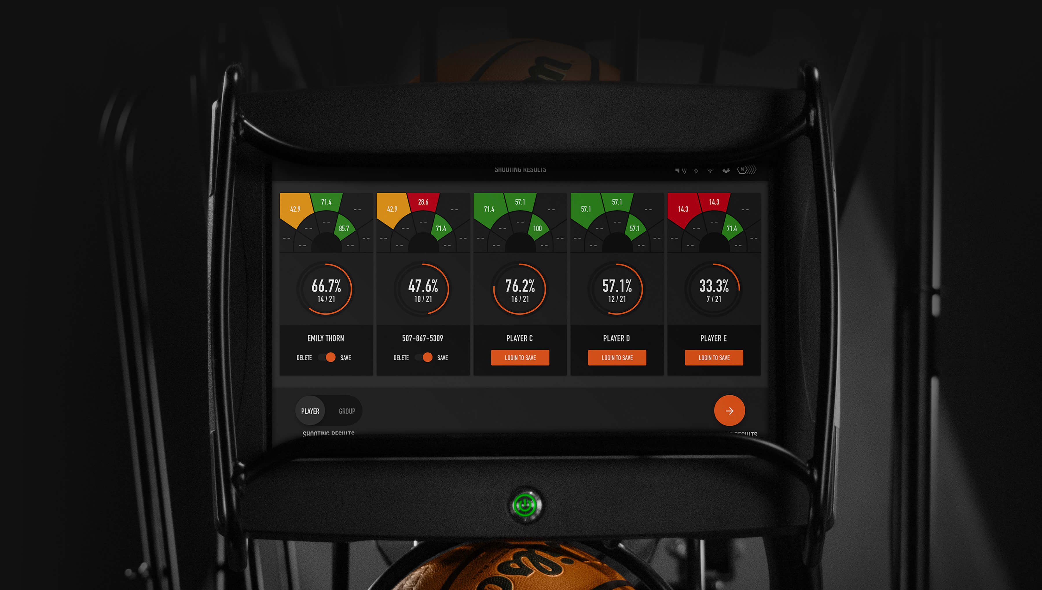 Dr. Dish CT Basketball Rebounding Machine- Multiplayer Mode