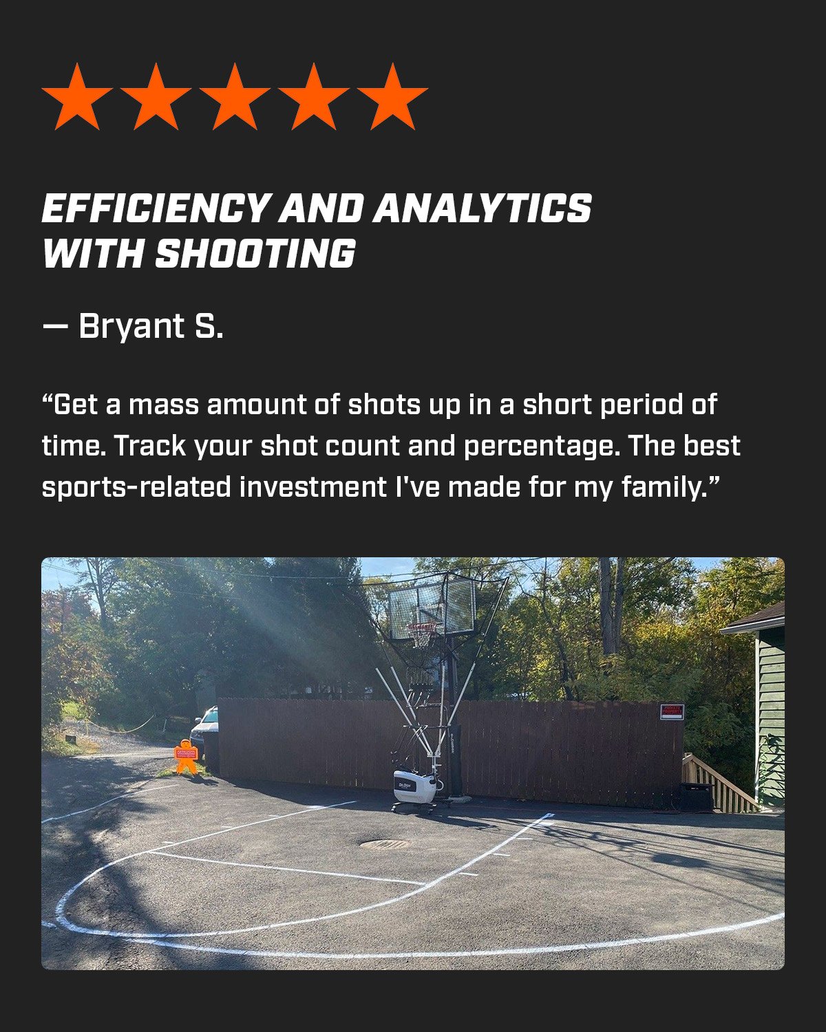 Efficiency and Analytics with Shooting