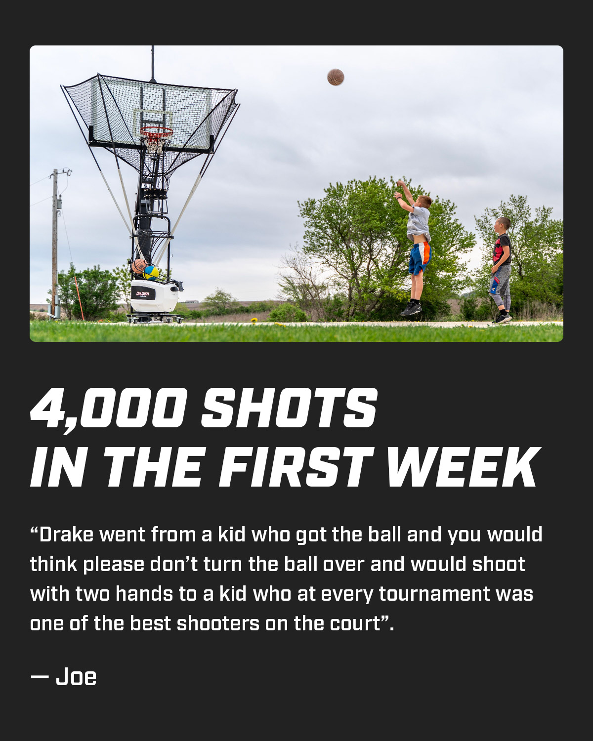 4,000 Shots in the First Week