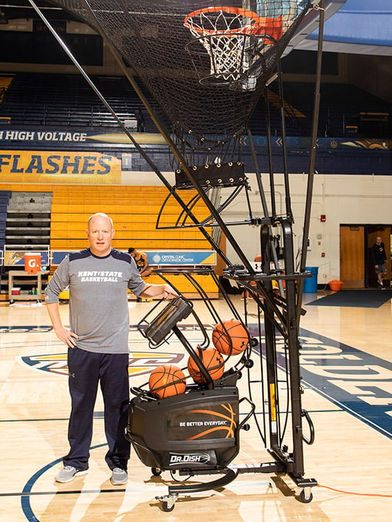 Dr. Dish Basketball Shooting Machine- Kent State University- Rob Senderoff