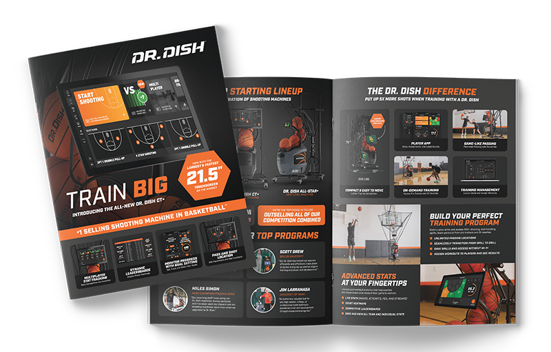 Dr. Dish Basketball Shooting Machine Brochure