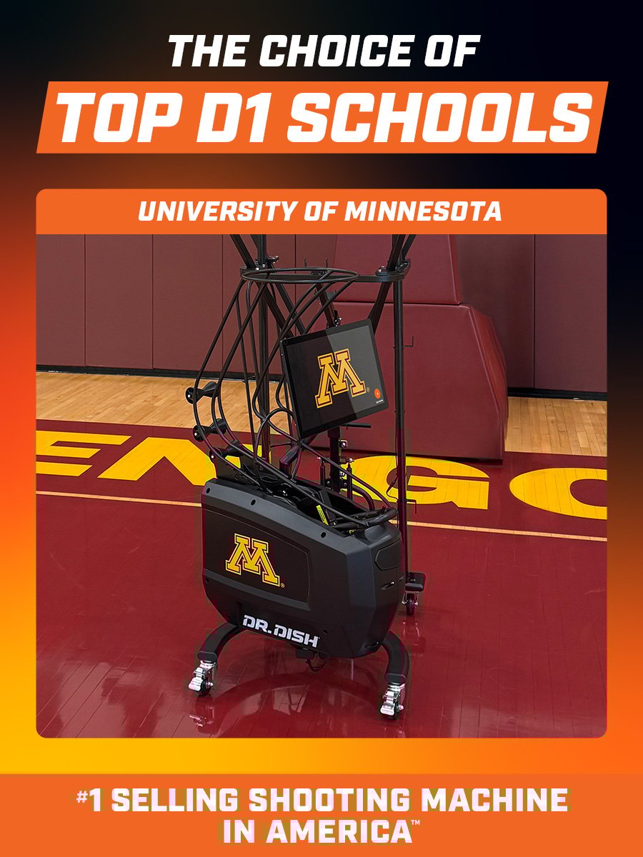 University of Minnesota Trains with Dr. Dish Basketball