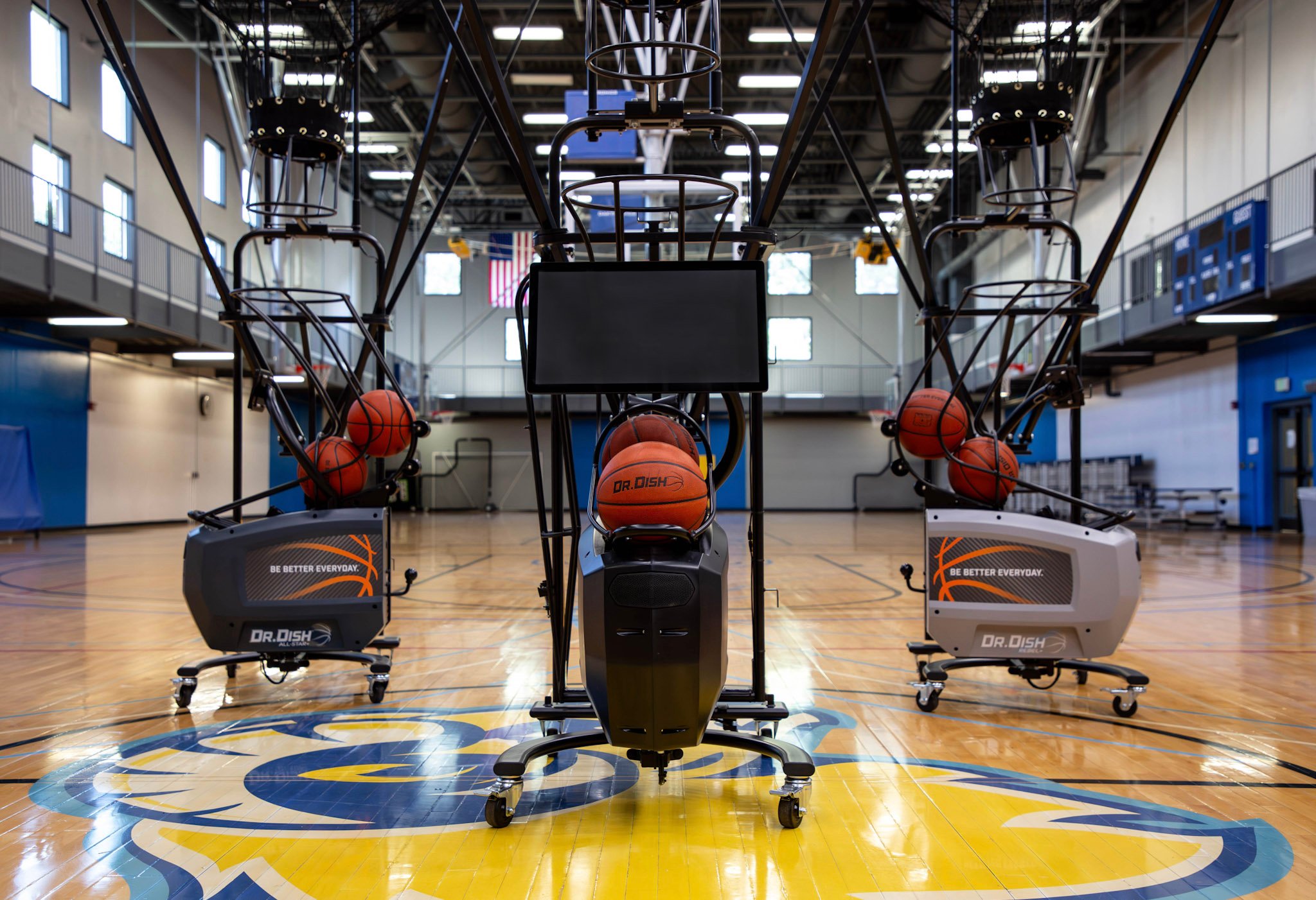 Dr. Dish - The Best Basketball Shooting Machine for Schools